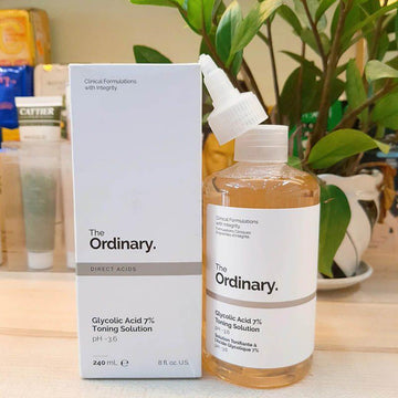 The Ordinary Glycolic Acid 7% Toning Solution – Exfoliating Face Toner For Radiant Skin, Removes Dead Skin Cells, Brightens & Smoothens